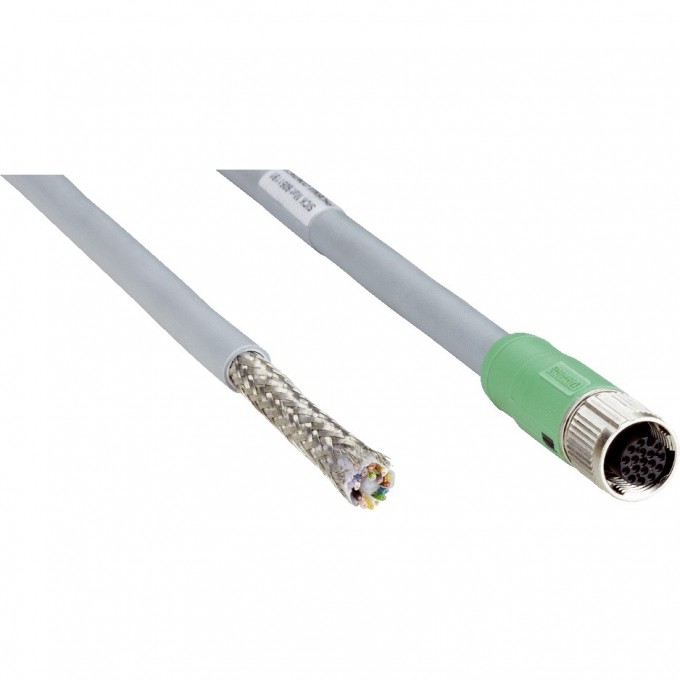 Соединительный кабель SICK 2070425 с гнездовым разъемом M12 и свободным концом 437406