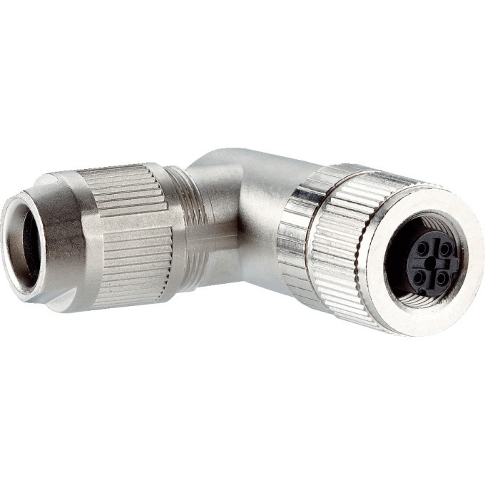 Разъем штекерный угловой M12 D-кодированный SICK DOS-1204-WE 438068