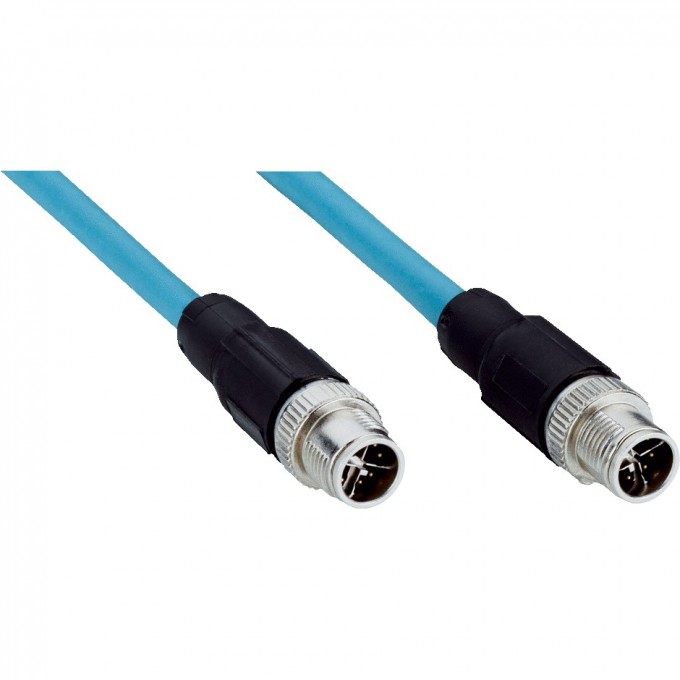 Кабель Ethernet SICK SSL-1208-G05ME M12 X-кодир. CAT6A PUR 5м 438285