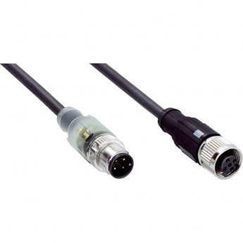 Соединительный кабель SICK 6060279 M12, 4-контактный, прямой, PUR, 2 м 438287